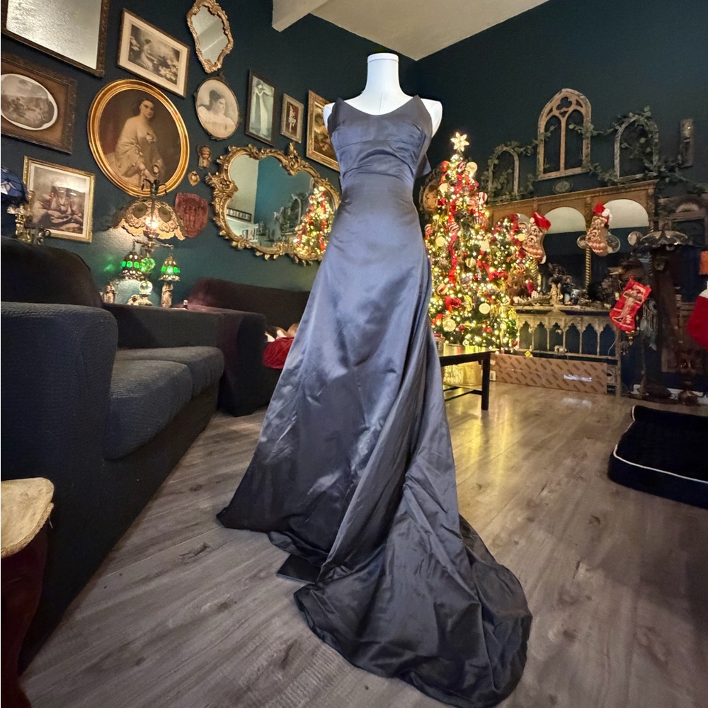 Richard Tyler Strapless Black Couture Gown - Picture 12 of 17